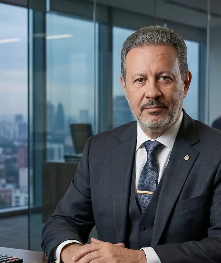 Marcio Teruel Tomazeli no escritório da Contábil Church, em São Paulo